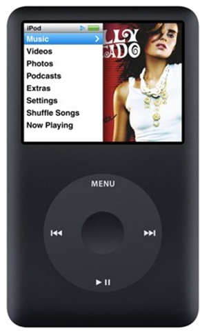 Apple iPod Classic 6th Generation (2007) 160GB - Black, B